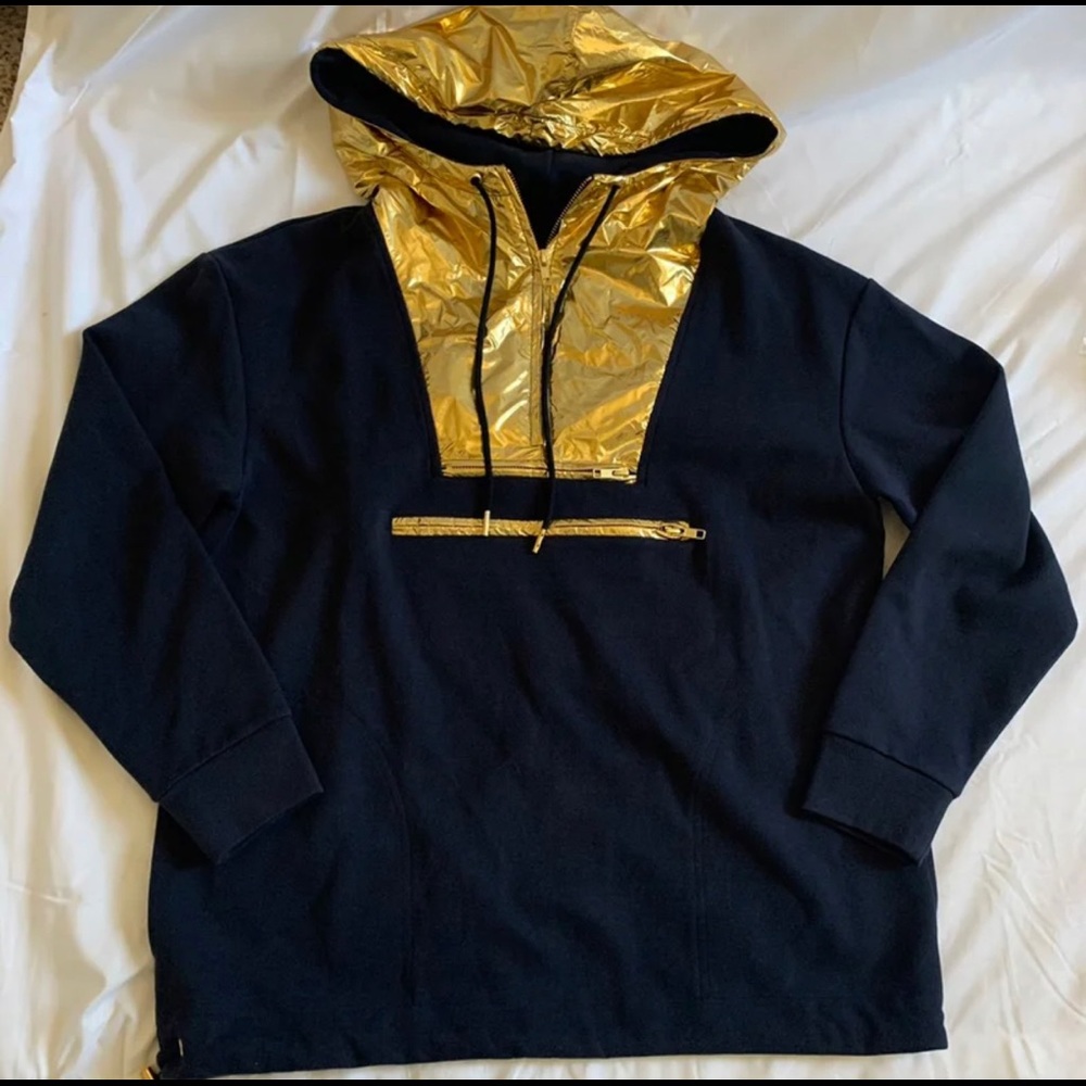 J Crew half zip Hoddie womens